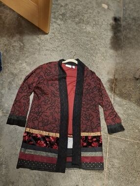 Chico's Multicolor Patterned Jacket